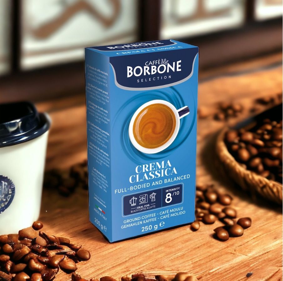 CAFFE BORBONE Crema Classica Ground Coffee - 250g – Caffe Aroma